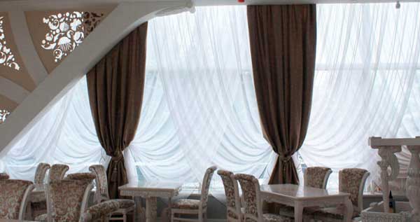 Шторы для кафе